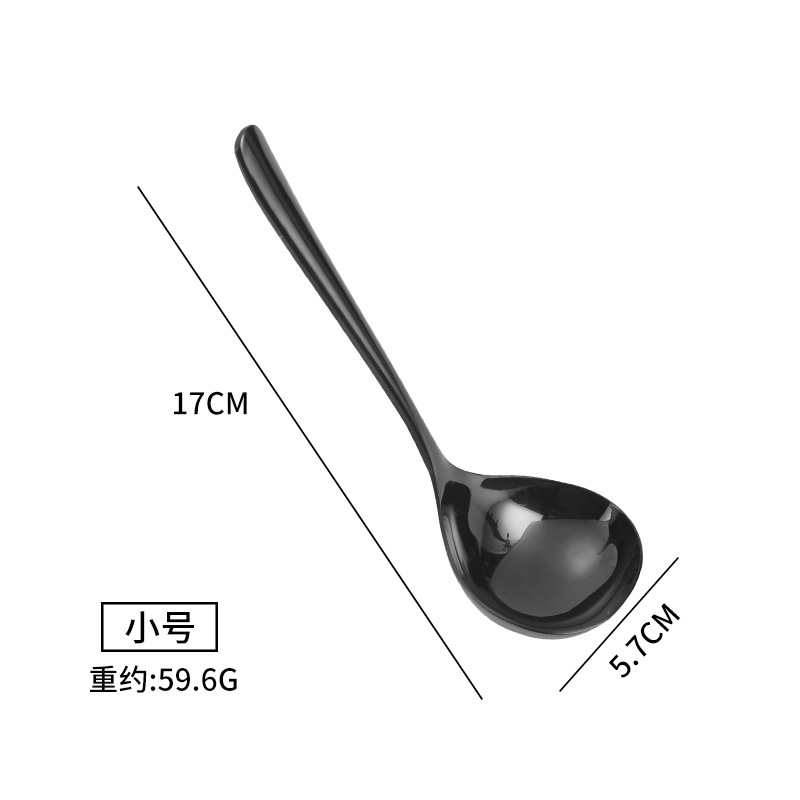 304 de acero inoxidable creativo en forma de corazón sopa cuchara engrosada sola olla caliente cuchara vajilla occidental cuchara pública se puede personalizar logo