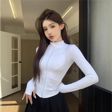 冰丝修身防晒衣女夏季薄款透气凉感户外遮阳防紫外防晒服开衫外套