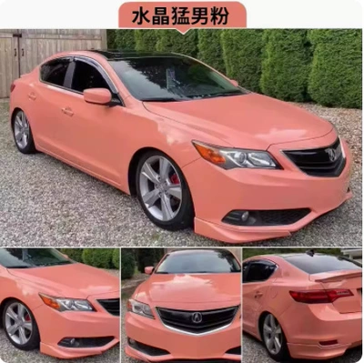 Red Color-Changing Film Scratch-Resistant and – Auto Color Change Film - crystal-macho-powder-pet-152-17m