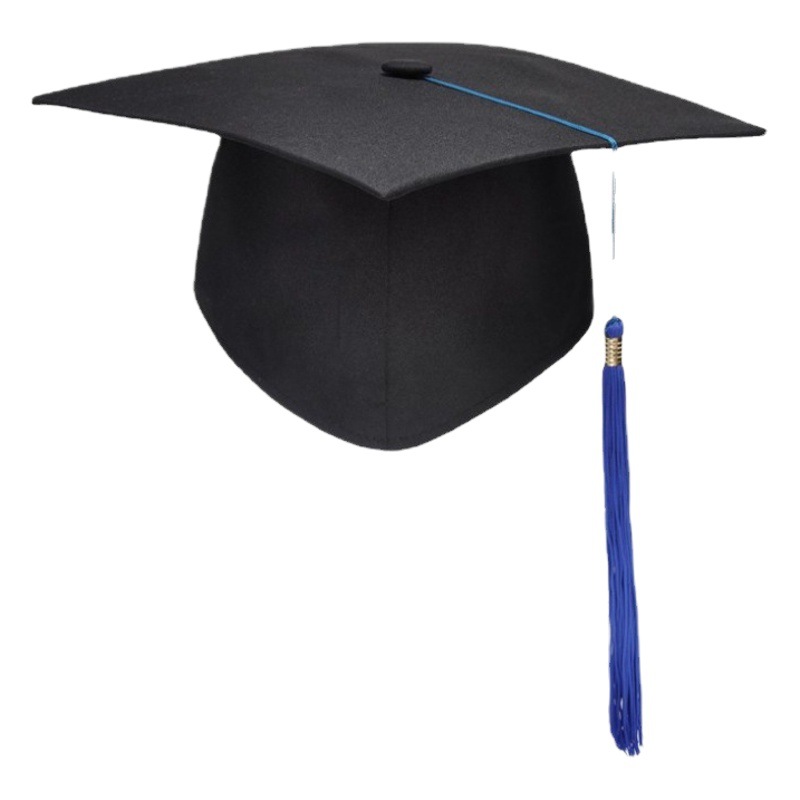 Wholesale Printed School Logo Graduation Hats for High School Graduation Ceremonies, 18-Year-Old Coming-Of-Age Ceremonies, and College Bachelor's Hats with Logo Printing