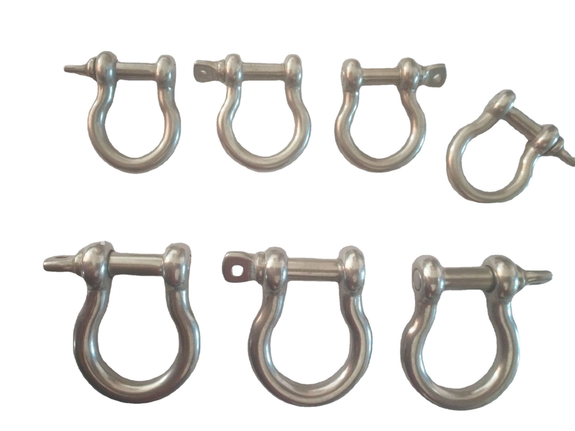 不锈钢卸扣高强度弓形D型U型各种款式钢丝绳连接件快速紧固卸扣