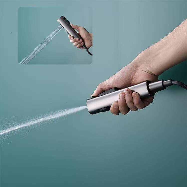 Two-function washing machine spray gun toilet companion spray gun faucet high-pressure nozzle body cleaning body washing car water gun