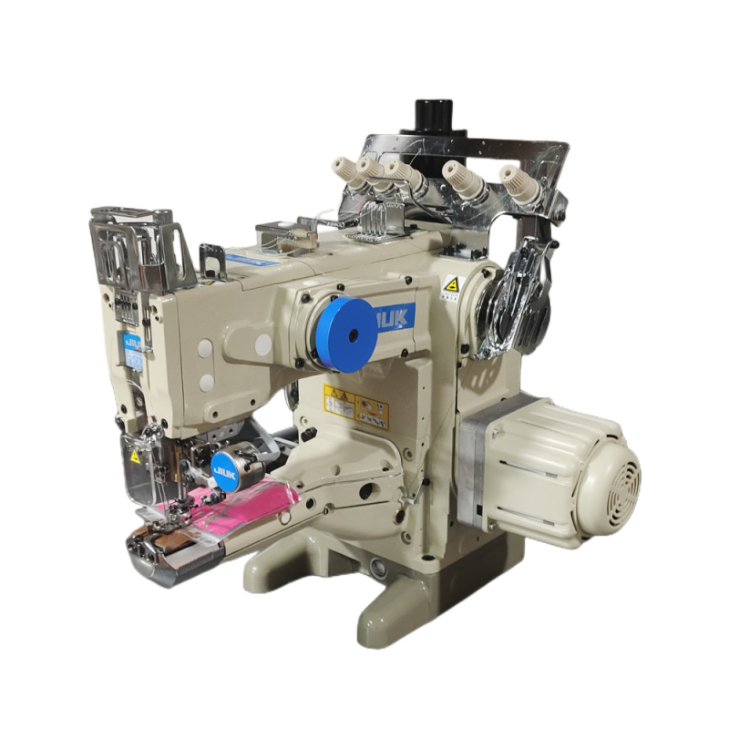 Fábrica al por mayor 1500 estiramiento máquina de coser recta cerdo boca estiramiento máquina de coser grande y brazo extendido Bull Head coche industrial máquina de coser