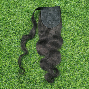 ���Q���˰lħ�g�N�Rβ body wave human hair magic ponytail 1b#