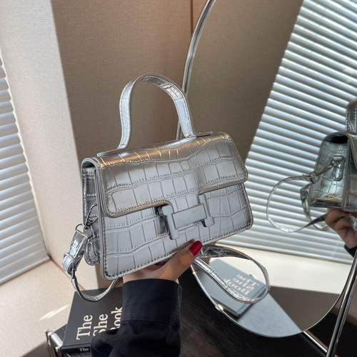 Summer New Fashion PU Top Handle Bag Shoulder Crossbody Small Square Handbag Women Bag Supports Large Wholesale Mixed Batch