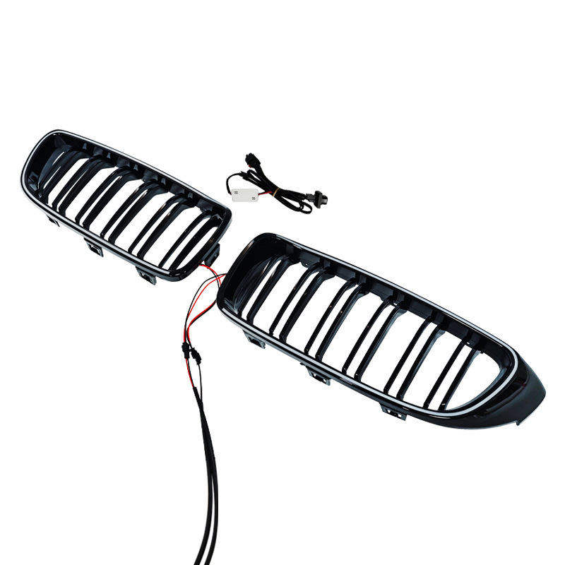 Решетка радиатора с двухлинейной LED-подсветкой YTOP для BMW 4 серии F32 (2013-2019)