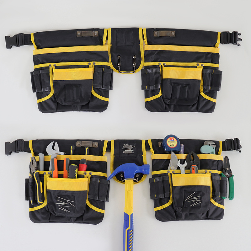 Bolsa de tela Oxford transfronteriza engrosada hardware multi-bolsillo multifuncional reparación mecánica de automóviles ropa de trabajo impermeable