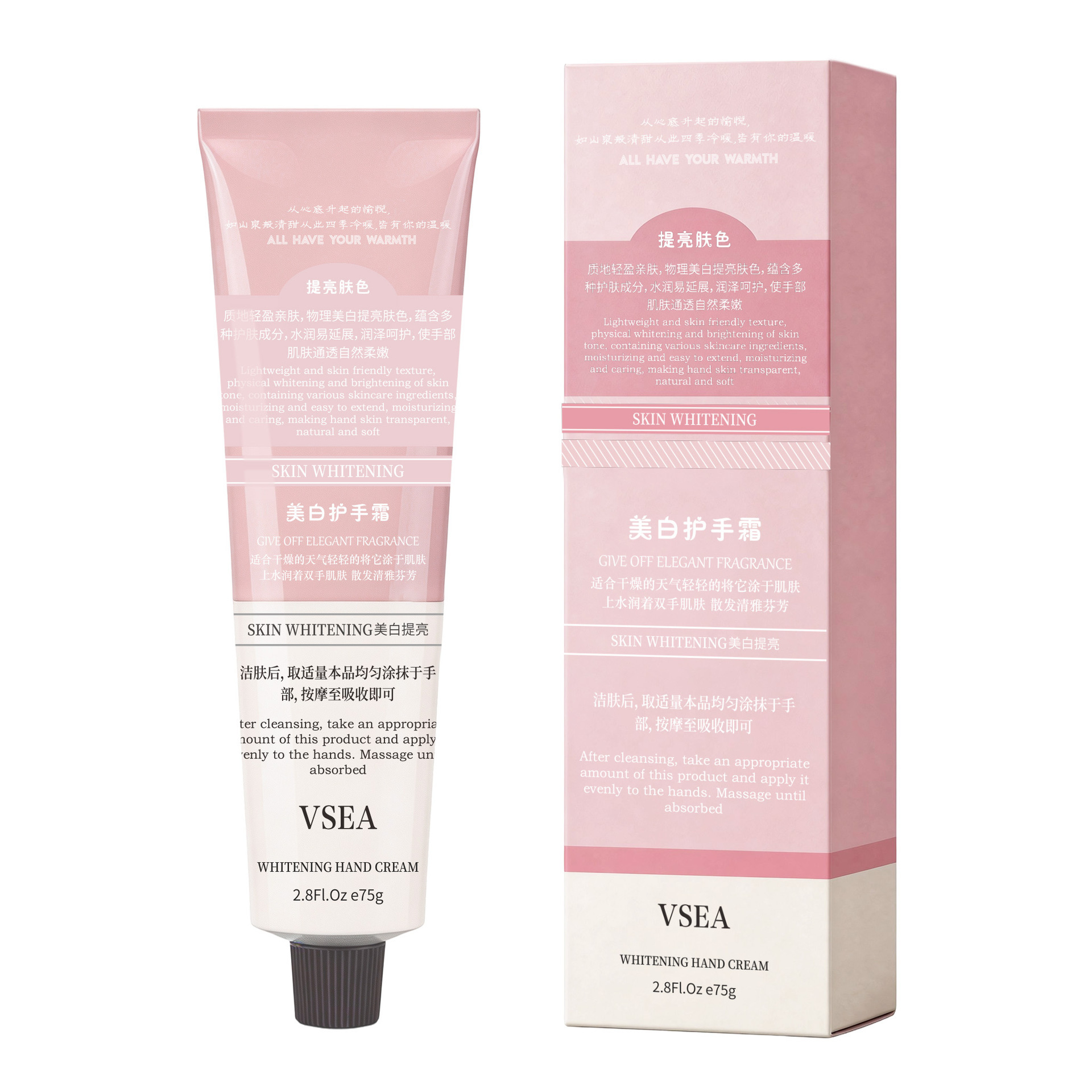 Crema de Manos Blanqueadora Perfumada Hidratante, Blanqueador para Manos