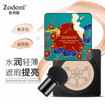 佐丹妮焕彩流光蘑菇气垫美颜霜20g补水保湿BB霜粉底液代发厂家|ru