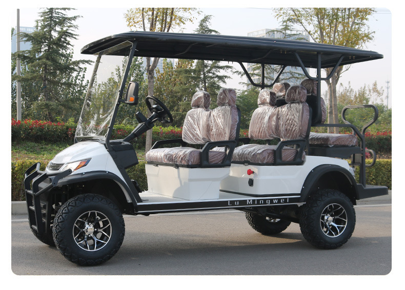 2025 New Electric Sightseeing Car for Hotels, Real Estate Reception, Property Management, Scenic Spots, 4-Seater and 6-Seater Golf Cart