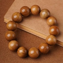 金丝楠木手串2.0单圈枯木拆房老料佛珠药香小叶桢楠108颗念珠手链