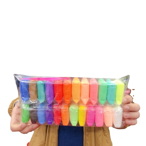 Ultra-light clay wholesale 36 colors children's space clay handmade DIY rubber clay educational institution points gift