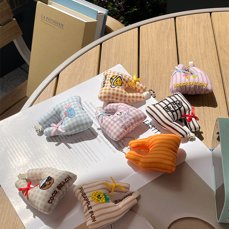 Cute Mini Shopping Bag Keychain, Small Gift for Best Friends, Wholesale Shopping Bag Plush Pendant, Backpack Pendant Accessory
