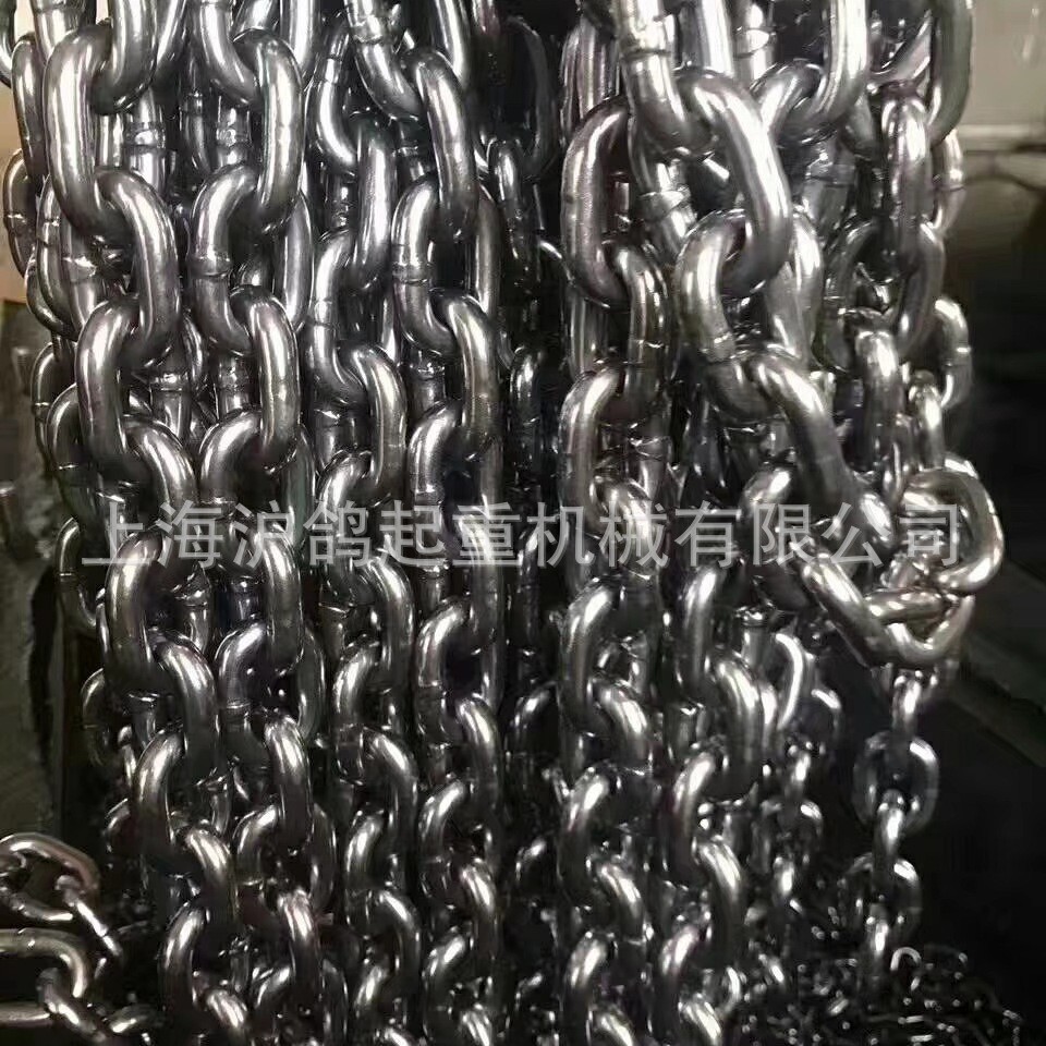 厂家直销G80级国标起重链条葫芦吊装锰钢镀锌高强镀锌