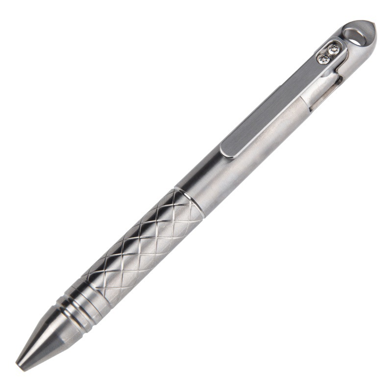 Titanium alloy tactical pen business office writing sign pen two-way Bolt press pen women's defense EDC tools