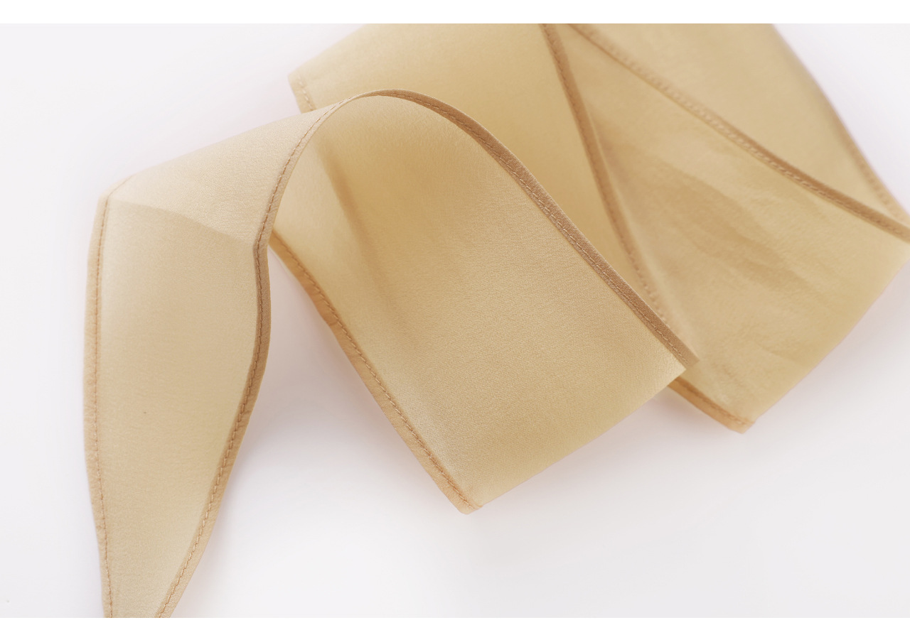 Áo hai dây nữ chất liệu satin phối dải ruy băng và tà bất đối xứng — xanh lá cây chi tiết 30
