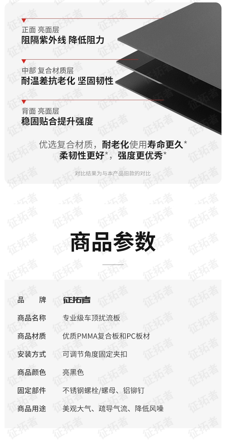 Roof Spoiler Car Deflector Car Luggage Rack Frame Roof Box Crossbar Windshield Roof Rack Universal