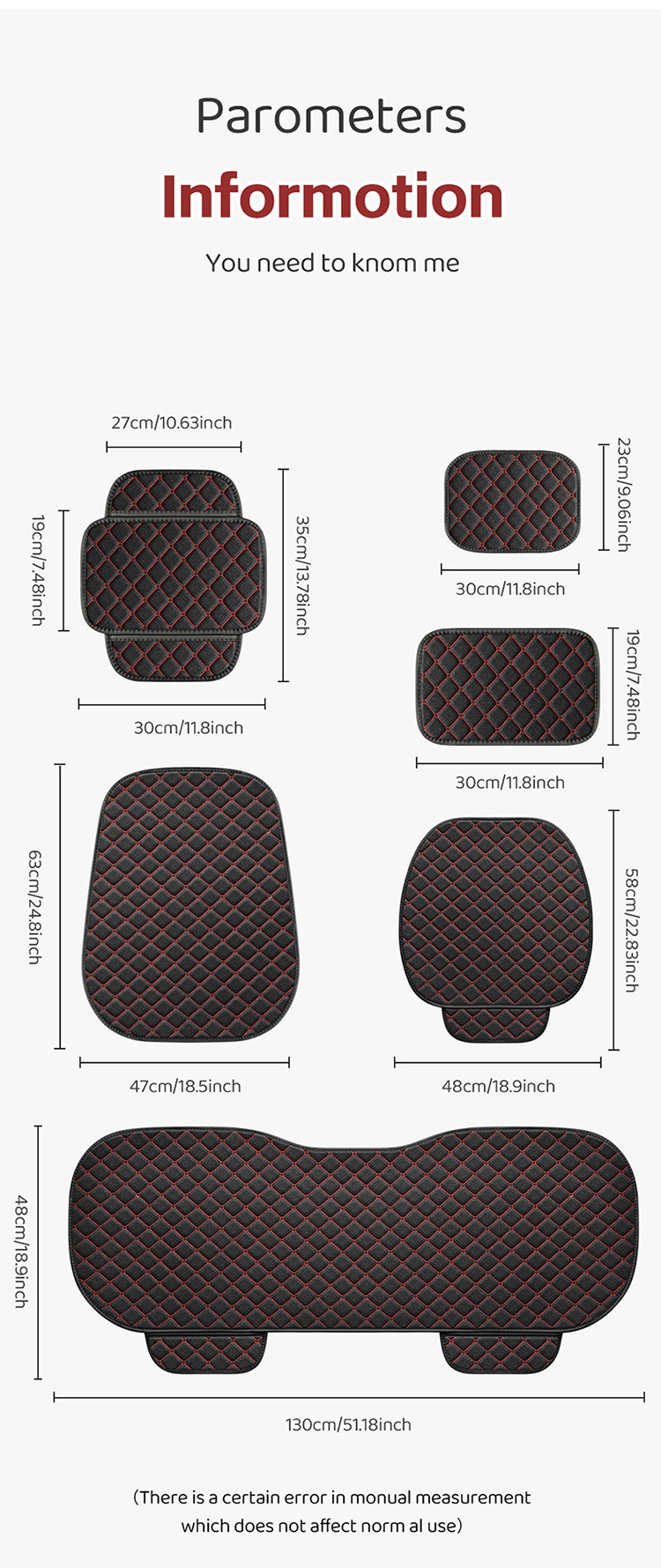 Cross-Border Popular Car Seat Cushion, Universal for All Seasons, Tie-Free Anti-Slip Three-Piece Set, Five-Seat Linen Seat Cushion, Drop Shipping