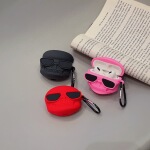 卡通骷髅头苹果蓝牙耳机软胶保护套适用airpods1 2 3Pro Pro2潮玩