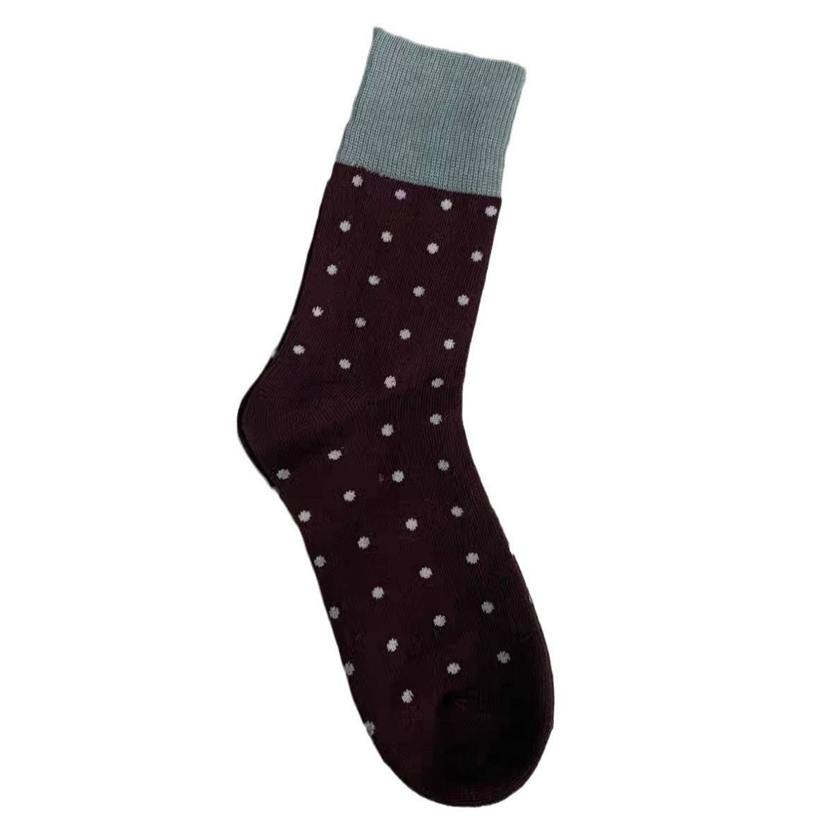 Demi-season retro brand cute keep warm knee socks, mid-length