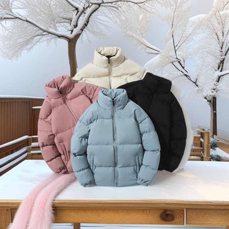Chaqueta de algodón acolchada de invierno directa de fábrica para hombre nueva capa acolchada de algodón acolchada engrosada de talla grande Abrigo de algodón acolchado de estilo coreano abrigo de hombre de moda