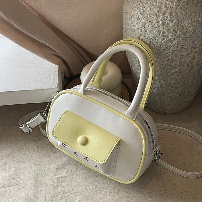 Trendy nicho con bolsos pequeños para mujer 2025 nuevo bolso de hombro de todo fósforo de color en contraste versión coreana del pequeño bolso cuadrado de mensajero de cercanías