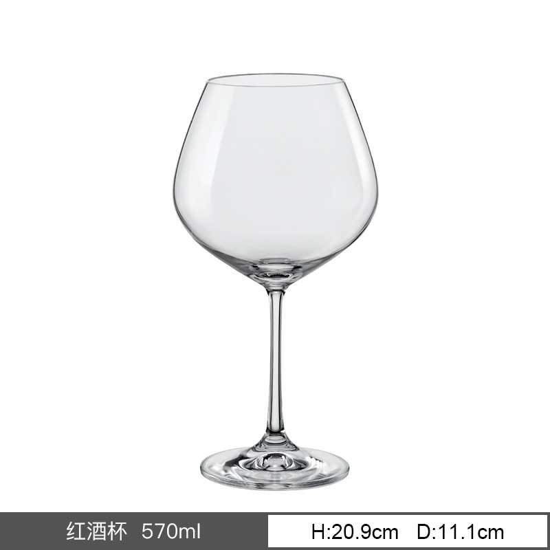 Checo Lexus cristal sin plomo de alto valor de taza de vino de lujo simple de alta calidad taza de vino alto pie taza de vino