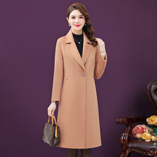 专柜羊绒大衣女2025年新款秋冬中老年高端中长款加厚妈妈呢子外套