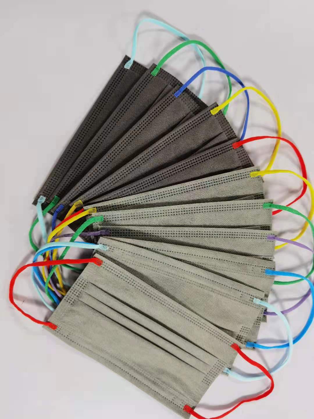 厂家直供一次性花之悄彩色防护口罩独立包装 量大从优