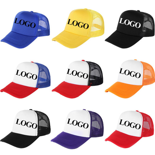 Cross-border new style breathable light plate blank sponge mesh hat sun protection sun protection embroidery printing logo mesh baseball hat