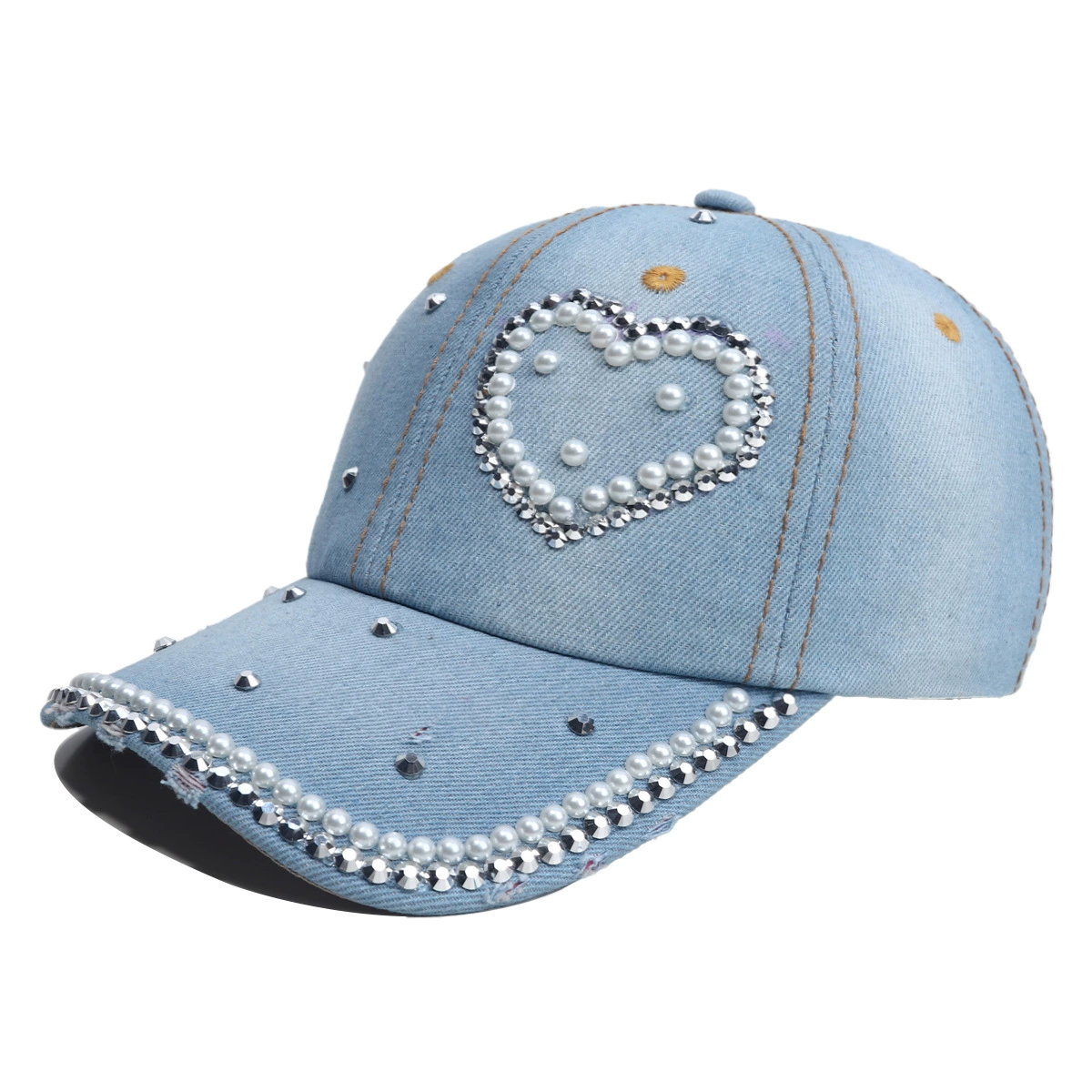 Denim Baseball Cap (Mosey) Unisex, Adjustable 56–58 cm, Summer Sun Hat