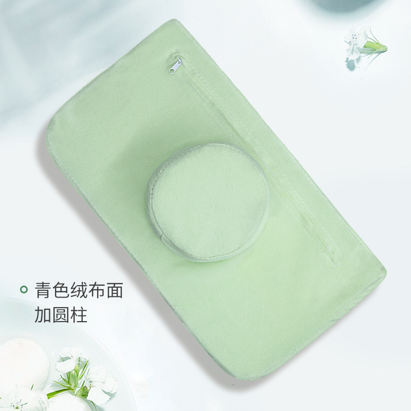 美容床枕头带圆柱美容院专用防塌长方形按摩床上的小枕头通用包邮|undefined