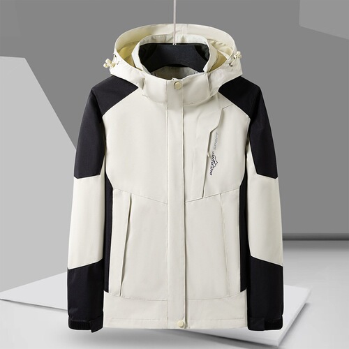  Spring and Autumn New Outdoor Thin Waterproof Jacket Windproof Casual Jacket Couple's Hiking Top Spring and Autumn Outerwear