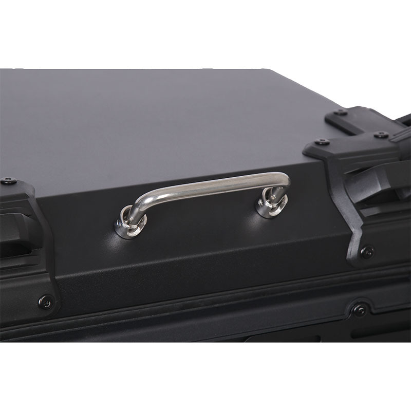 65L Armored Model with Perforated Board Aluminum Alloy Motorcycle Trunk Portable Quick-Release Bottom Plate Electric Vehicle Trunk