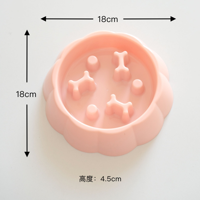 Tazón de comida lenta para perros de nuevo estilo Tazón para perros anti-asfixia Cachorros pequeños y medianos Tazón de comida lenta Tazón para mascotas Suministros para mascotas al por mayor