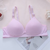 Comfortable summer colored wireless bra for breastfeeding for pregnant, front lock