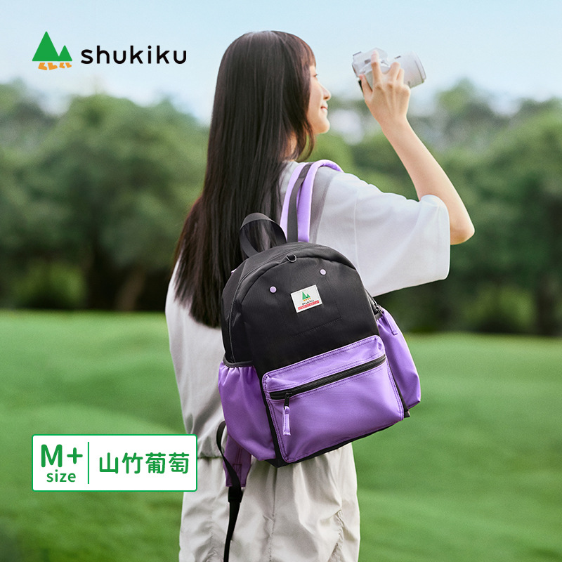 Newchildren's outdoor backpack-bamboo grape