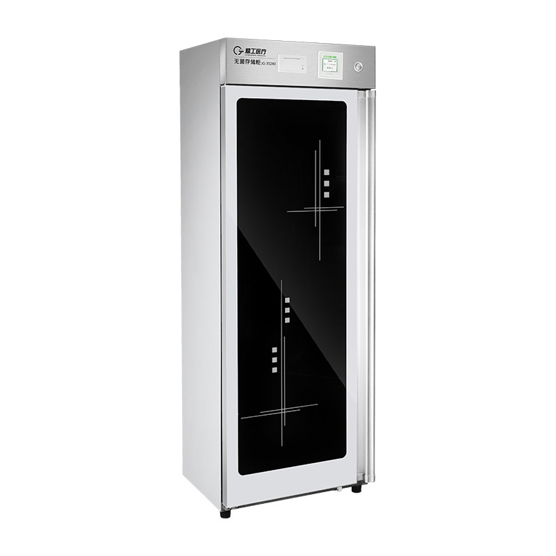 Dental gabinete de desinfección oral presión positiva gabinete de almacenamiento estéril gabinete de desinfección UV LCD pantalla táctil impresión simple y doble puertas