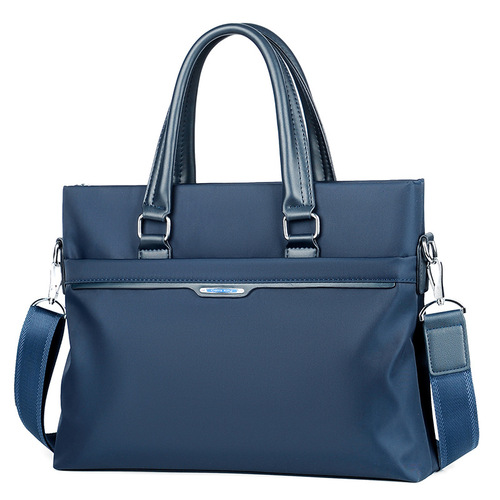 Men's crossbody handbag, business casual bag, briefcase, men's computer canvas bag, Oxford cloth shoulder bag, document bag