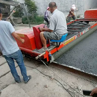 滚筒摊铺机桥面混凝土 隧道排阵一体机悬梁式三滚筒整平机
