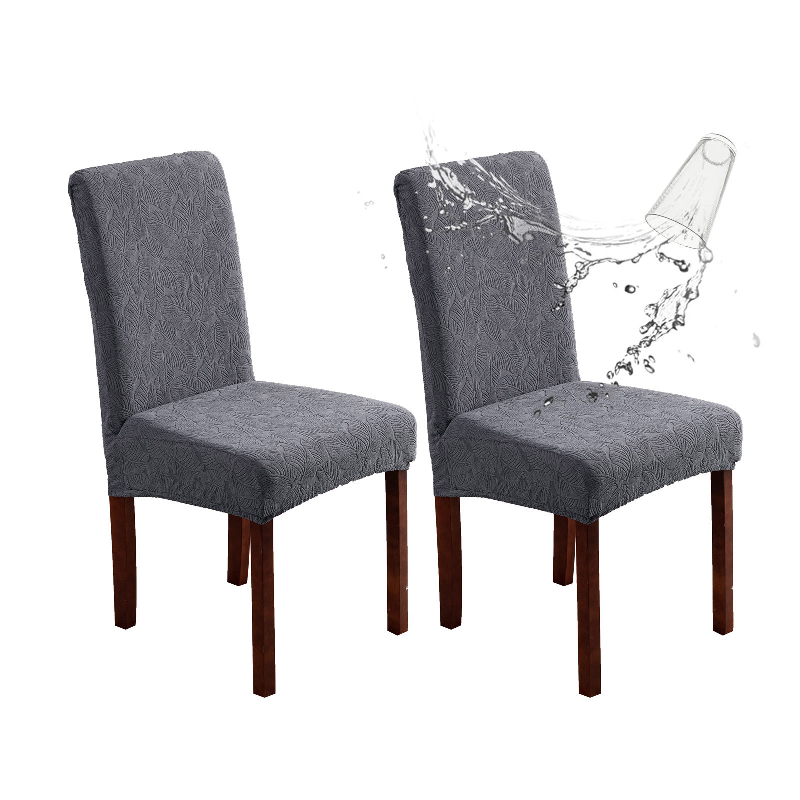 Funda para silla de bolsillo impermeable Funda para silla para el hogar Funda para silla jacquard impermeable Funda para silla impermeable