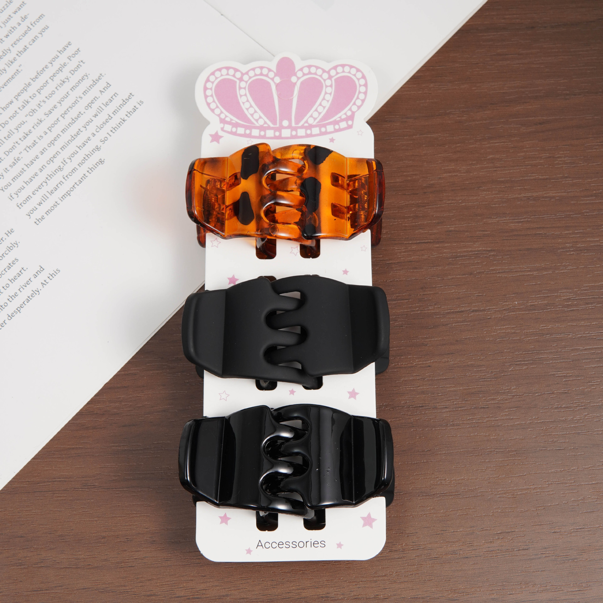 3.5cm 상단 카드(광택 조합) 6개 세트