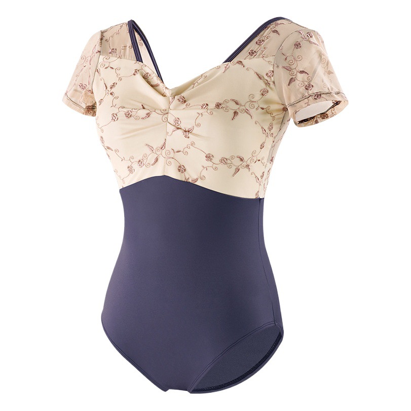 Ropa de baile ropa deportiva de Ballet para adultos de las mujeres práctica de danza China ropa deportiva 2023 nueva manga corta EXAMEN DE ARTE ropa deportiva