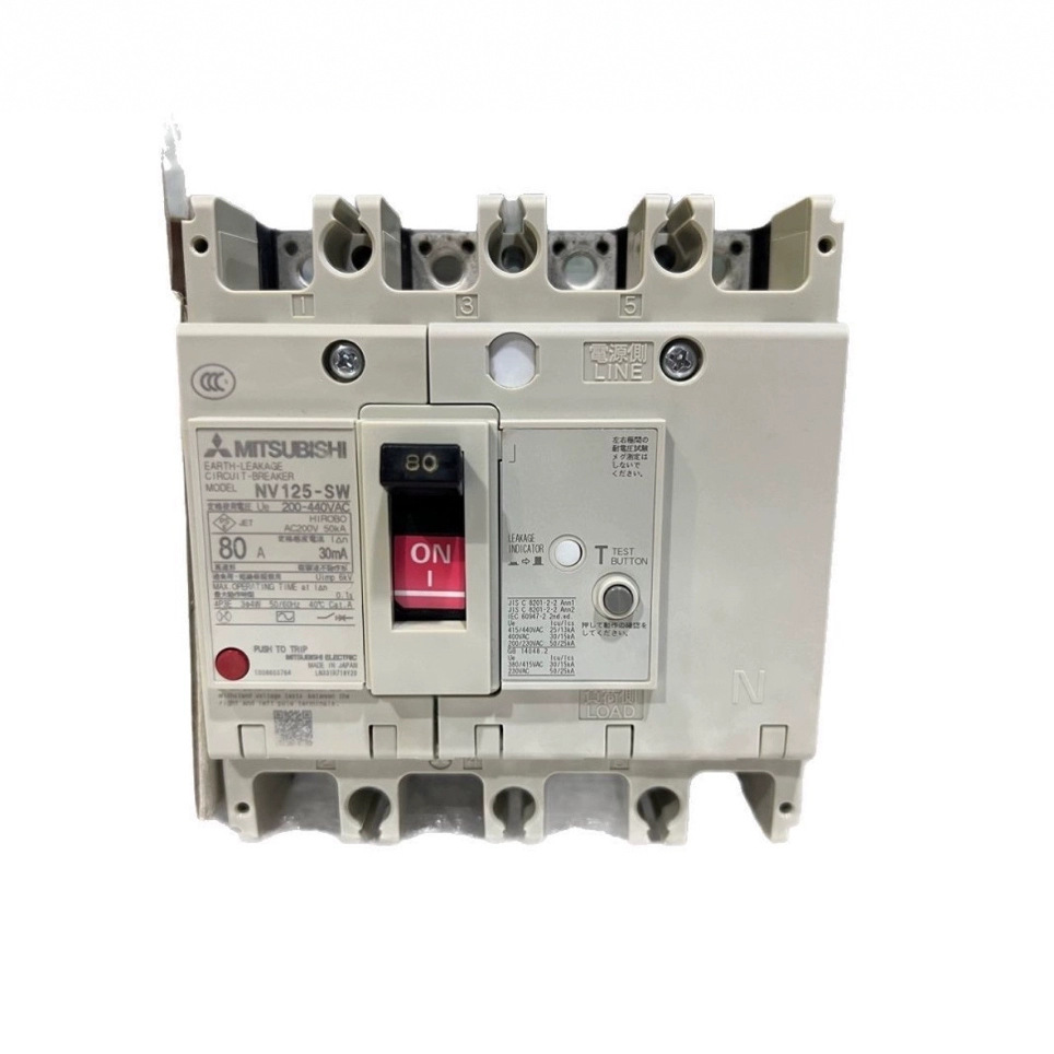 NV125- SW 4 P   40 A 63A 100A 125A 30MA 100.200.500MA 三菱漏