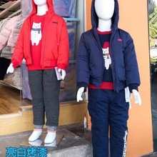 模特衣架人形亮白儿童全身服装店道具小孩儿童装衣服裤子展示人