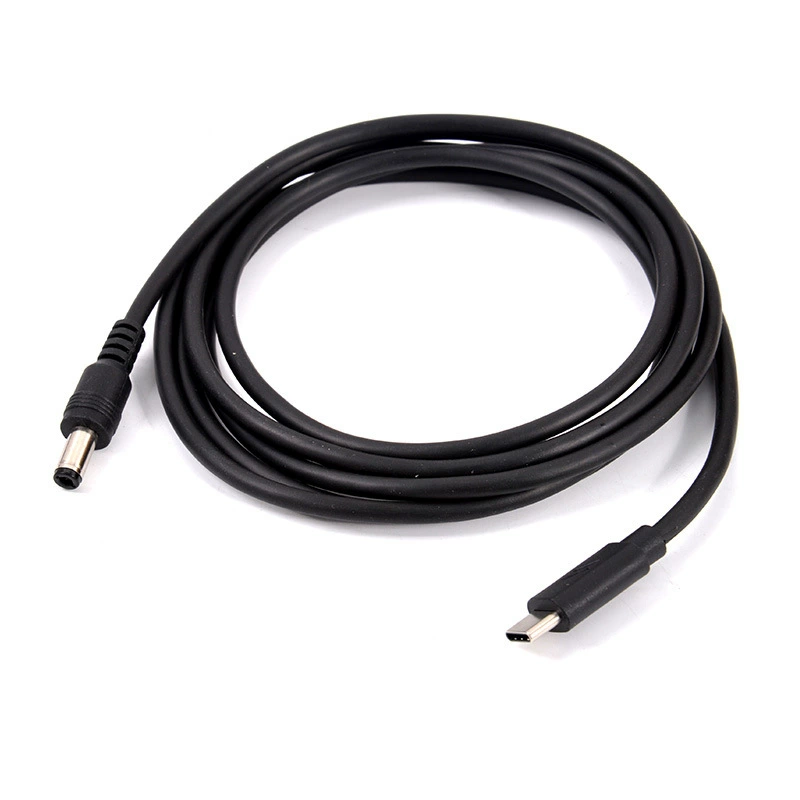 Кабель USB-C PD на 5.5x2.5 мм (штекер) универсальный быстроозаряжающий, производитель