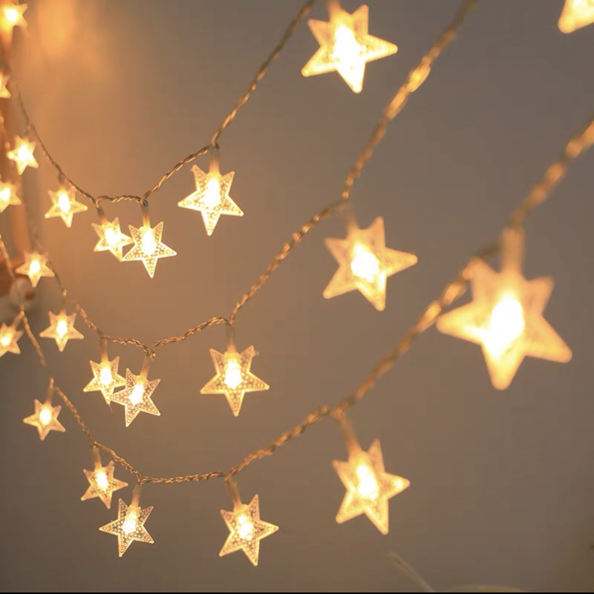 Lámparas LED, decoración de interiores, luces ambientales, camping, techo, carpa, luces colgantes, luces solares para exteriores, luces decorativas de cadena