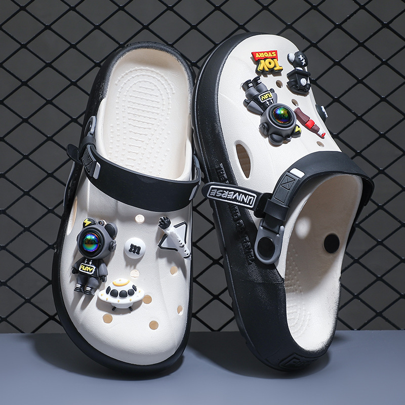 EVA clogs for men, thick-soled, breathable, beach slip-resistant, comfortable to walk in, closed-toe slippers for women, summer outdoor wear, wholesale EVA clogs for men, thick-soled, breathable, beach slip-resistant, comfortable to walk in, closed-toe slippers for women, summer outdoor wear, wholesale