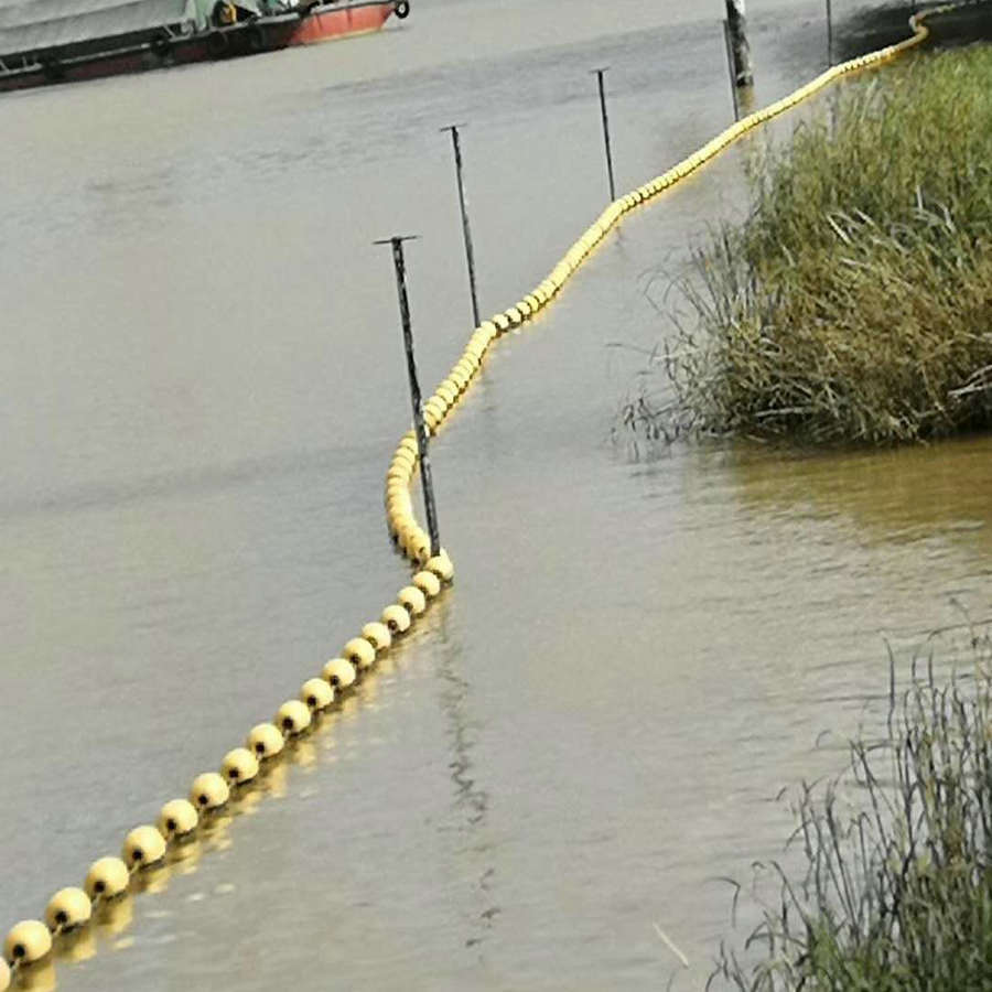 拦截网 防护围网 海岸船坞水库山塘码头油污浮萍垃圾防污网厂批发