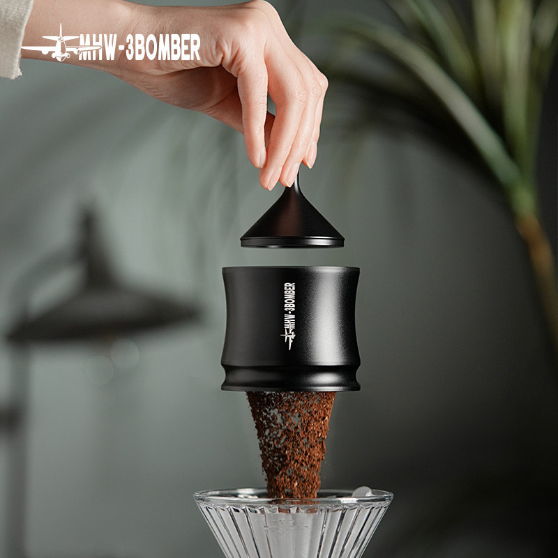 Bomber powder feeder 51/54/58mm bean grinder powder cup handle hand coffee powder dispenser fragrance Cup Bomber powder feeder 51/54/58mm bean grinder powder cup handle hand coffee powder dispenser fragrance Cup